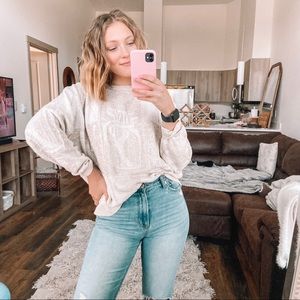 Vintage beige and cream sweater